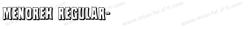 menoreh Regular字体转换